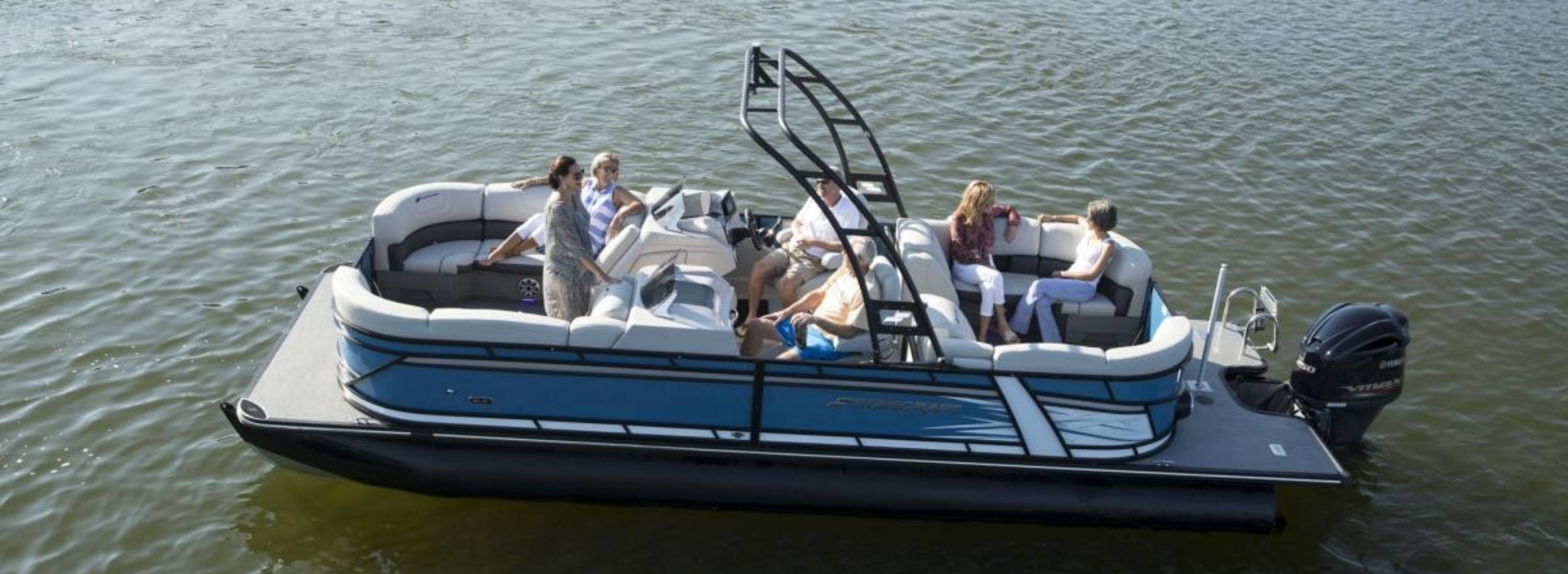 2017 SunCasher DS 24 with optional Aft V Teak and Ski Tow for sale in Boone Lake Marina, Piney …
